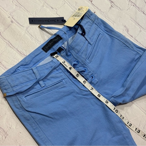 JUICY COUTURE Skinny Jeans powder Blue Lace-Up women’s denim ankle pants NWT - Picture 11 of 15